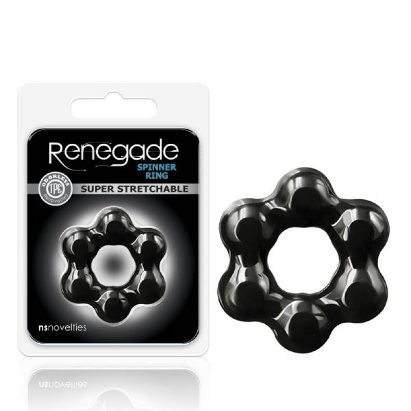 Renegade Spinner Ring - Black